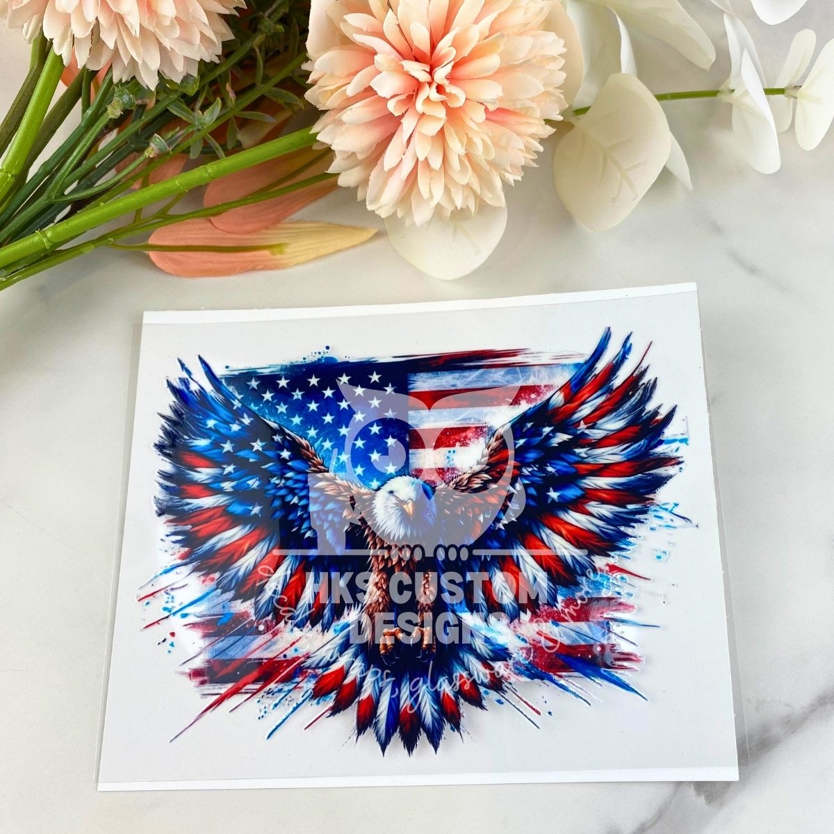 USA Eagle | 4" UV DTF Decal