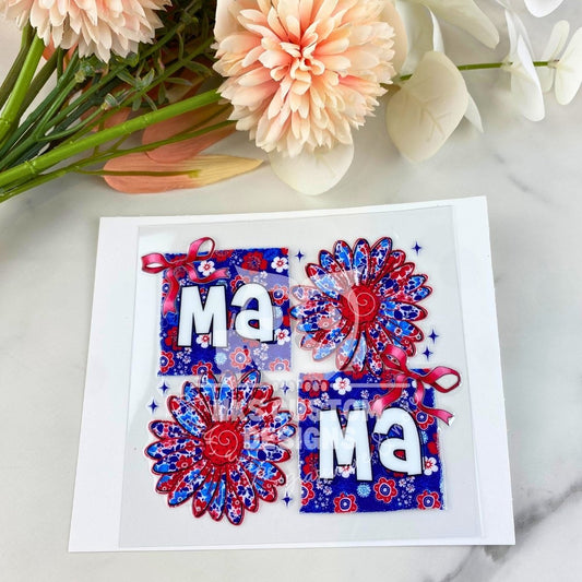 Mama USA4 | 4" UV DTF Decal