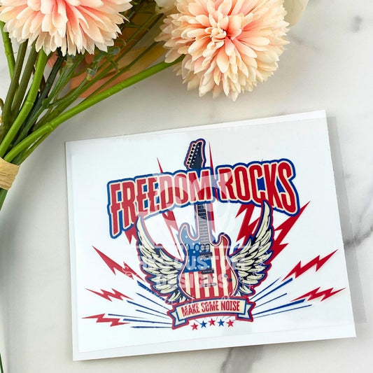Freedom Rocks | 4" UV DTF Decal