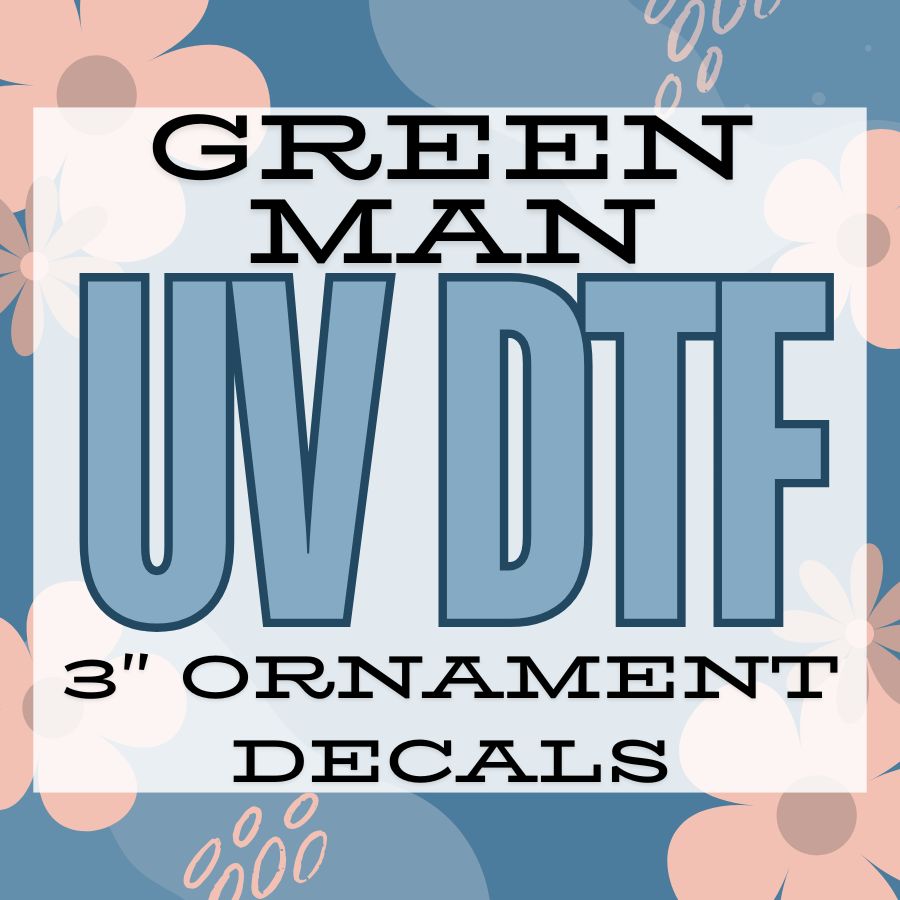 Green Man Ornament Bundles | 3" UV DTF Ornament Decal