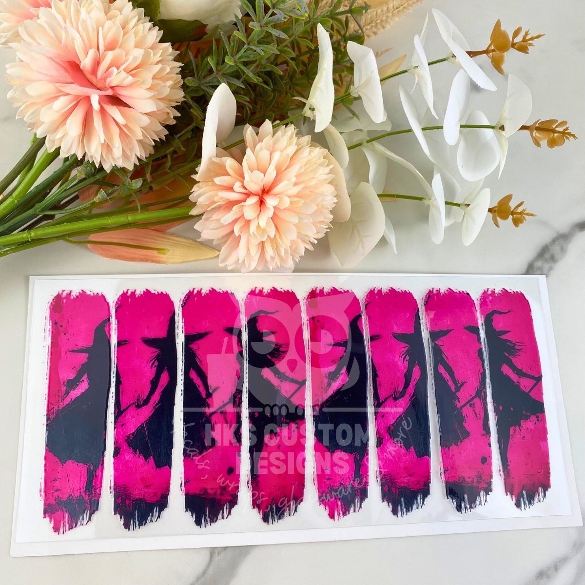 Pink Witches | 16 oz UV DTF Wrap