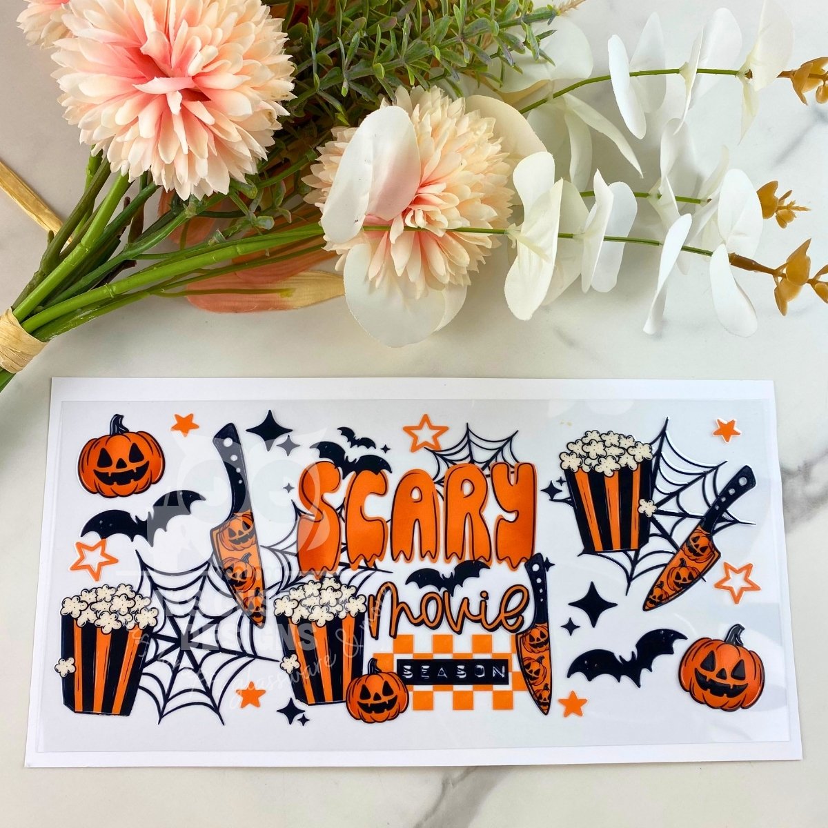Scary Movies | 16 oz UV DTF Wrap