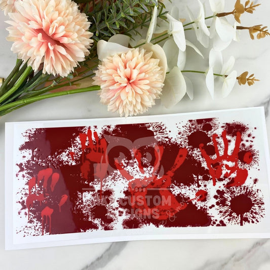 Handprints | 16 oz UV DTF Wrap