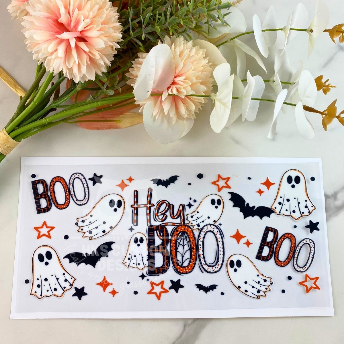 Hey Boo | 16 oz UV DTF Wrap