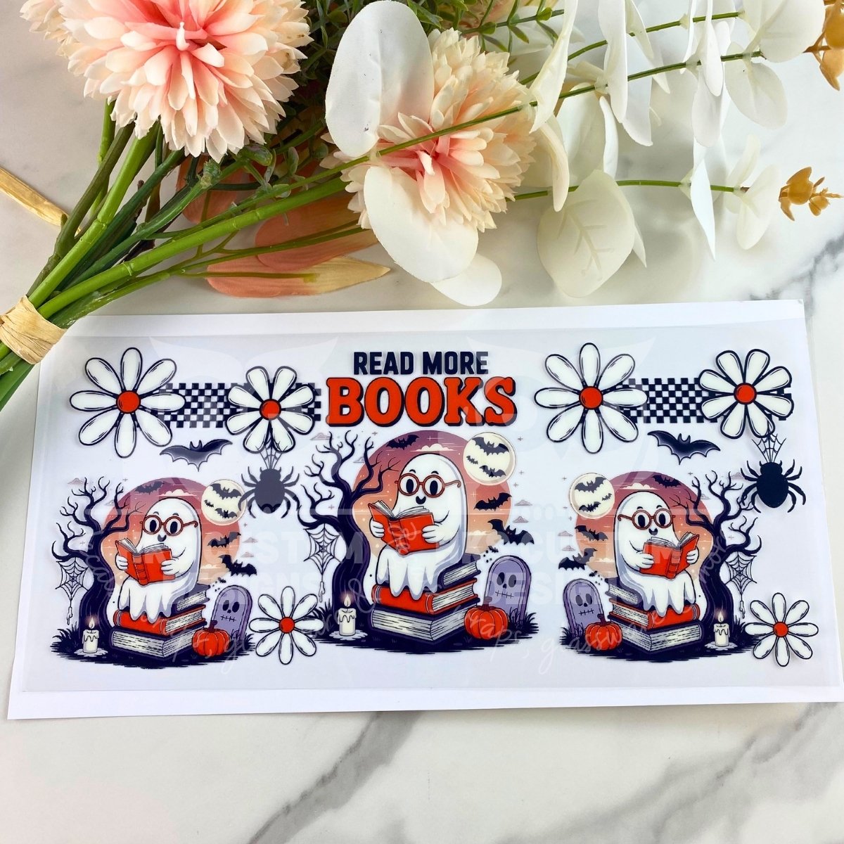 Read More Books Ghost2 | 16 oz UV DTF Wrap