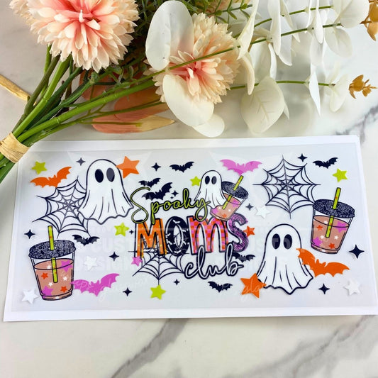 Spooky Moms Club | 16 oz UV DTF Wrap