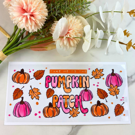 Pumpkin Patch | 16 oz UV DTF Wrap