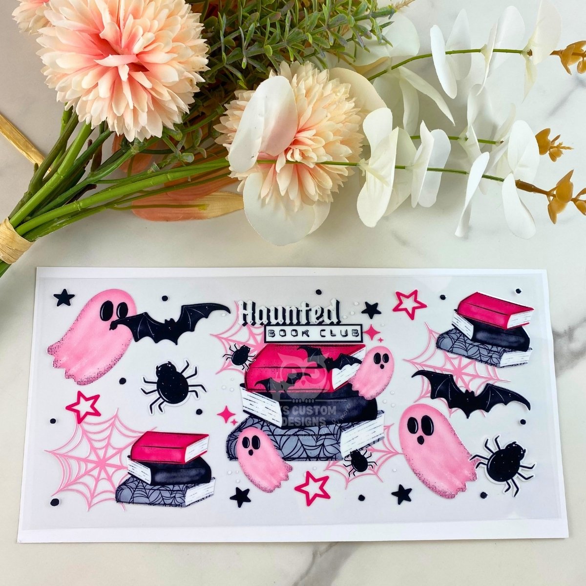Haunted Book Club | 16 oz UV DTF Wrap