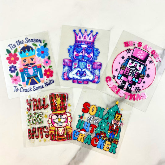 Nutcracker Bundle1 | 3" UV DTF Ornament Decal