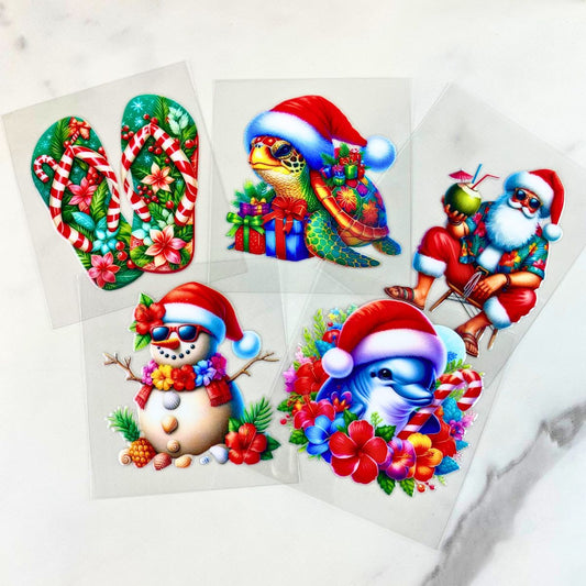 Tropical Bundle2 | 3" UV DTF Ornament Decal