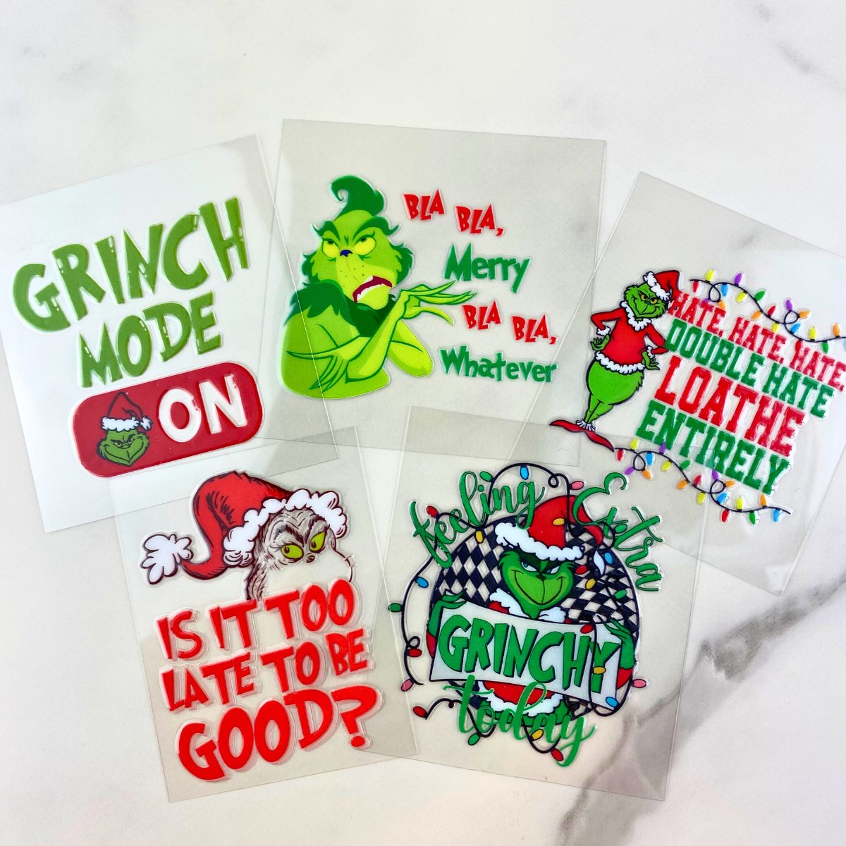 Green Man Ornament Bundles | 3" UV DTF Ornament Decal