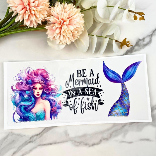 Be a Mermaid | 16 oz UV DTF Wrap