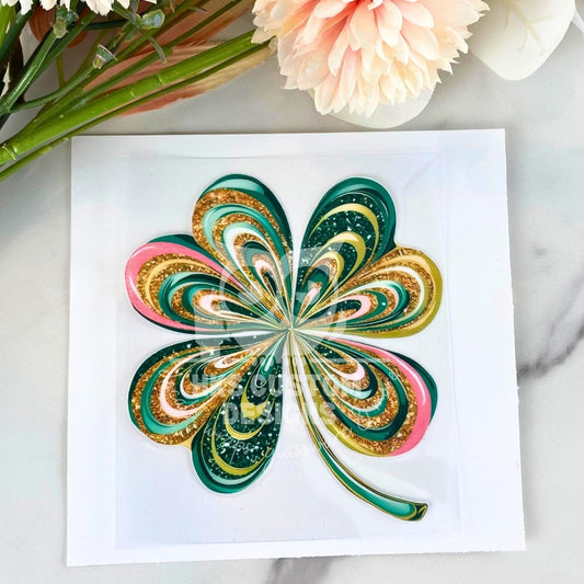 Four Leaf Clover | 4" UV DTF Decal