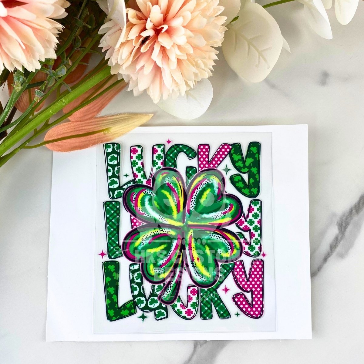 Lucky x 3 | 4" UV DTF Decal