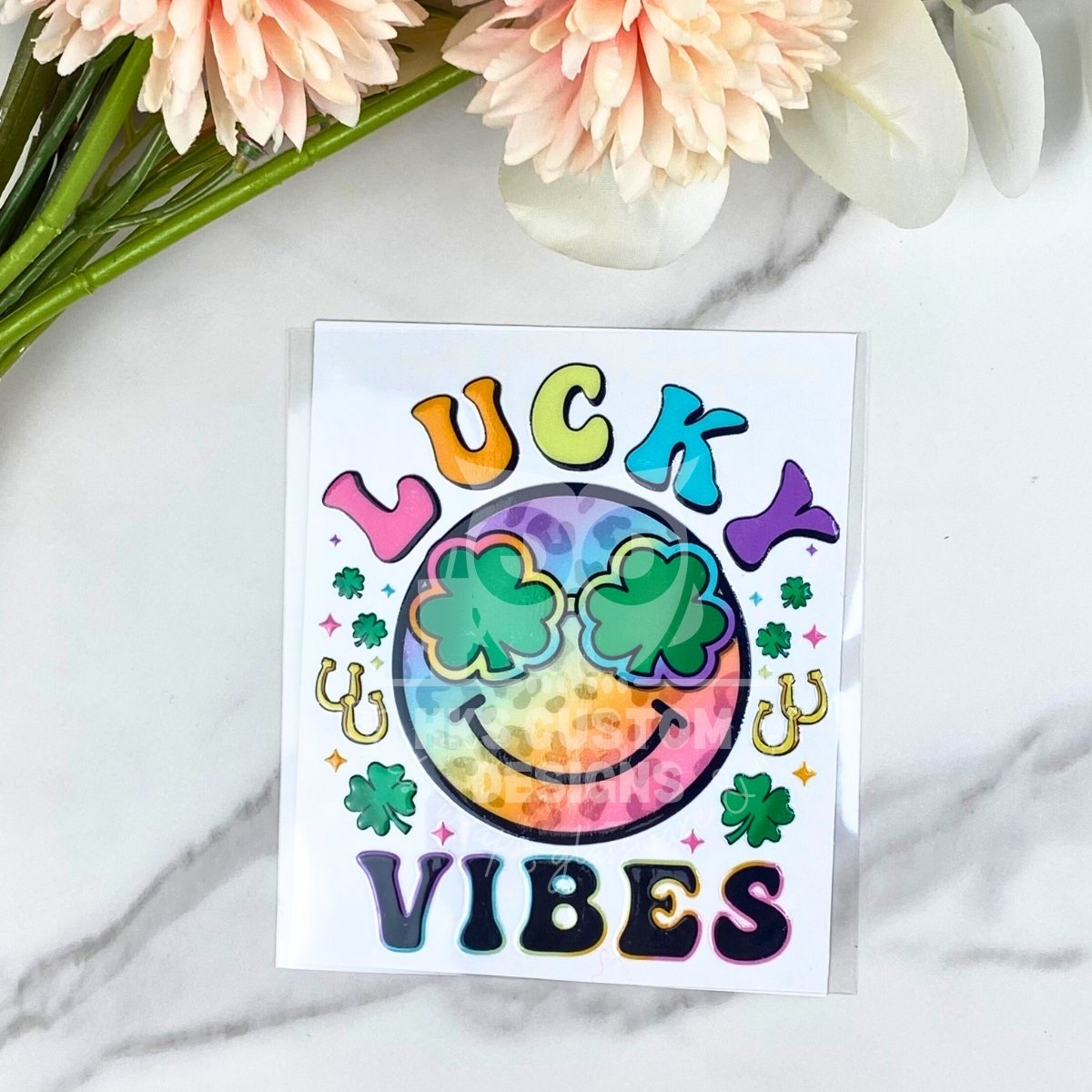 Lucky Vibes | 4" UV DTF Decal