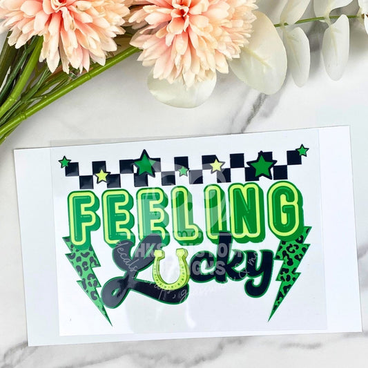 Feeling Lucky | 4" UV DTF Decal