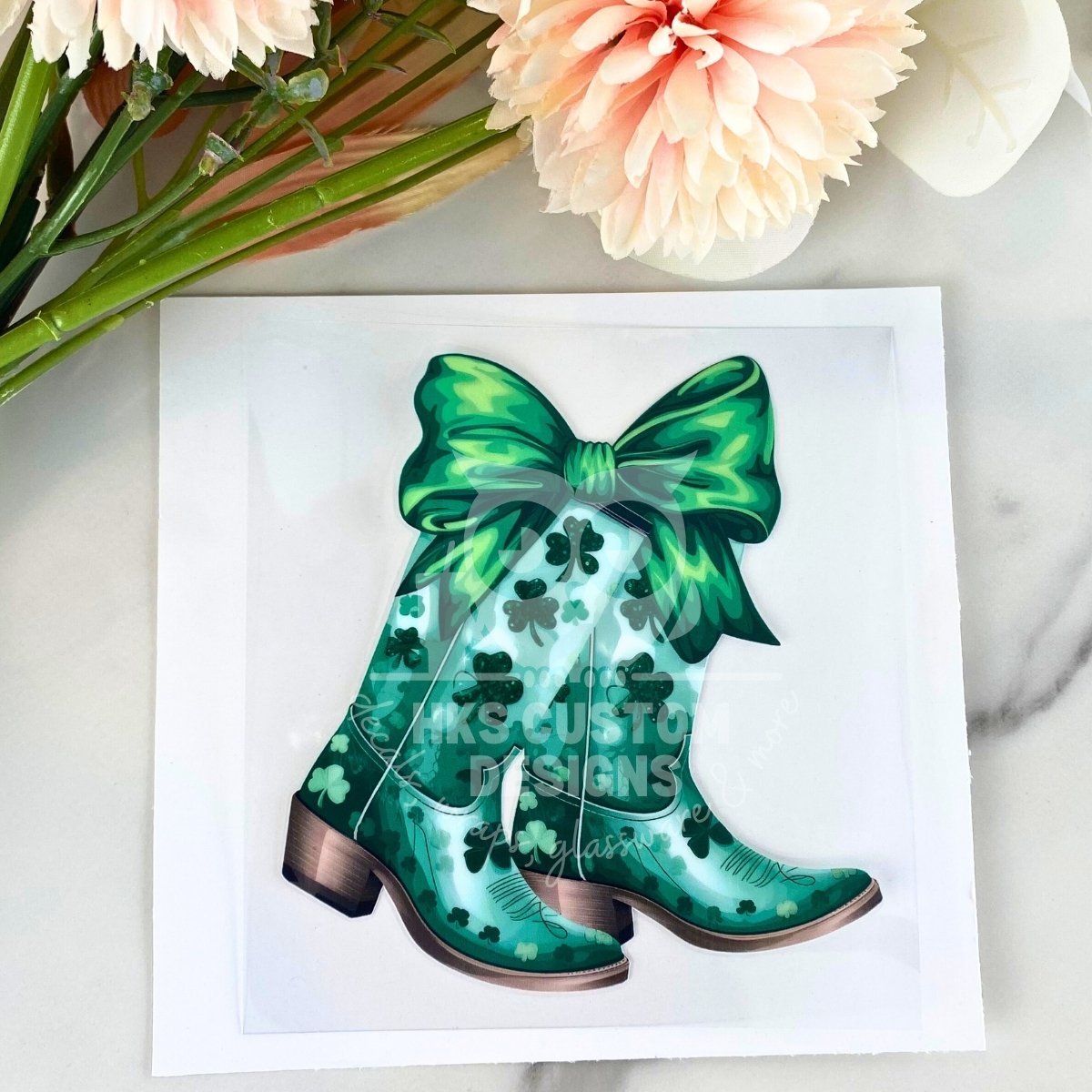 St. Patrick's Day Boots | 4" UV DTF Decal