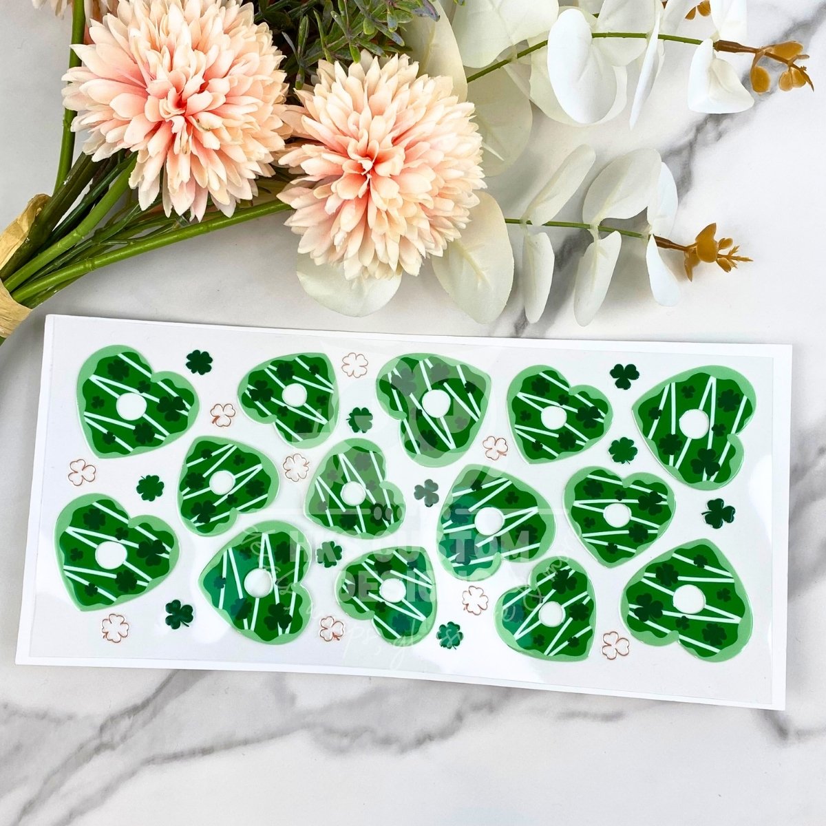 St. Patrick's Day Donut | 16 oz UV DTF Wrap