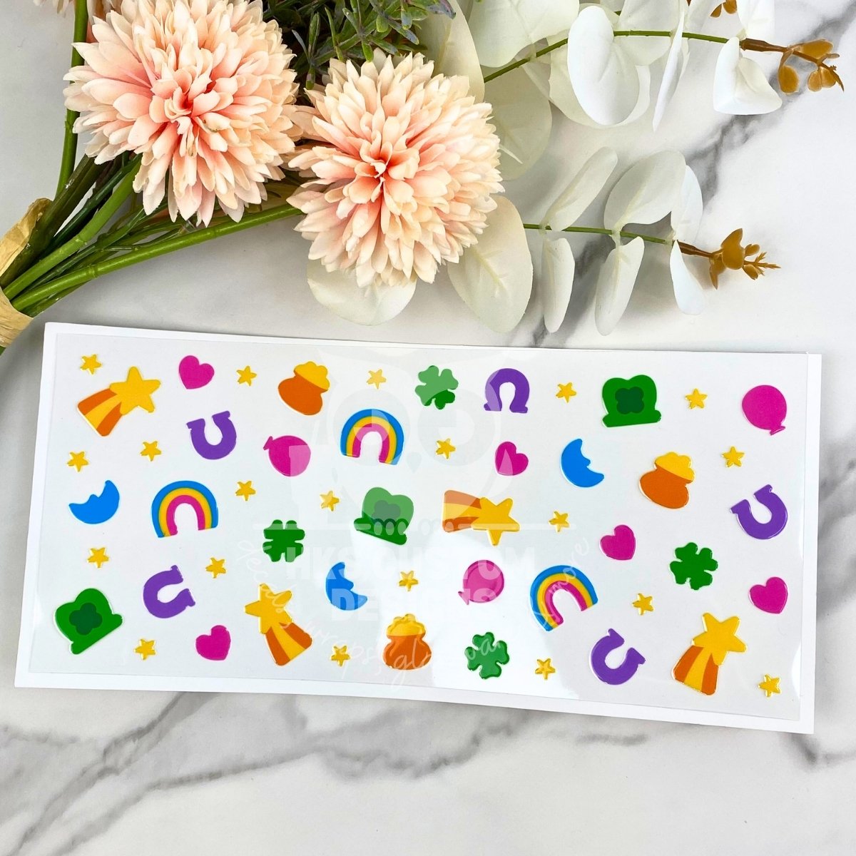 Marshmallows | 16 oz UV DTF Wrap