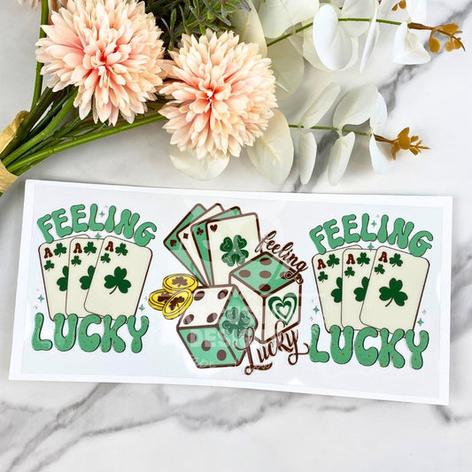 Feeling Lucky | 16 oz UV DTF Wrap