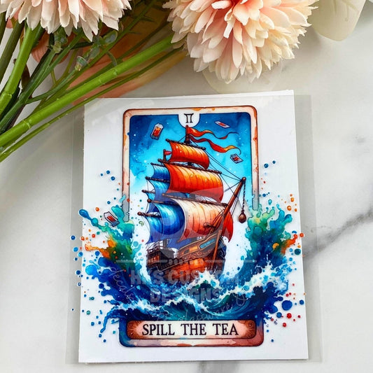 Spill the Tea2 | 4" Tarot Decals