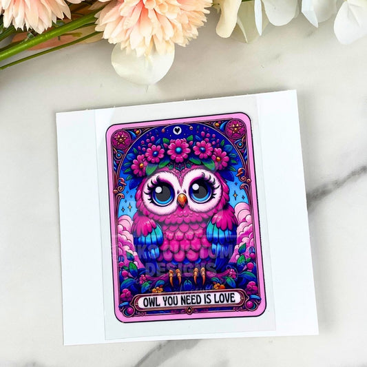 Owl you need is love | 4" Tarot Decals