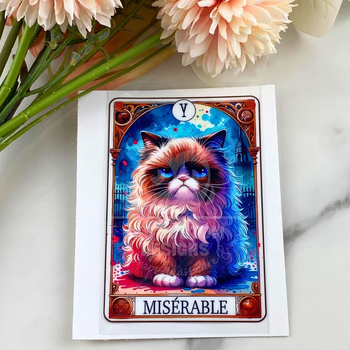 Miserable | 4" Tarot Decals