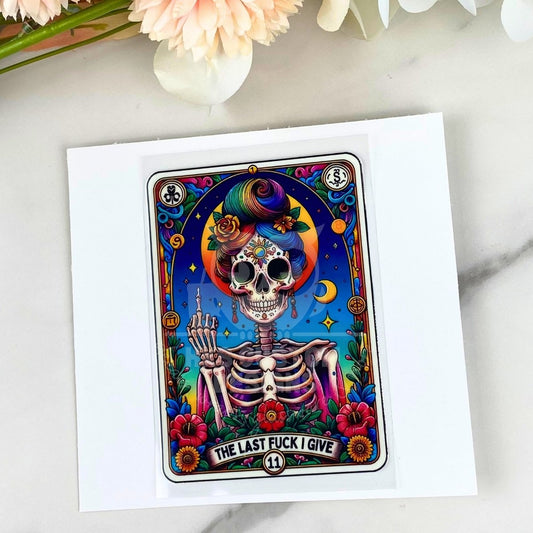 The Last F*** I Give | 4" Tarot Decals
