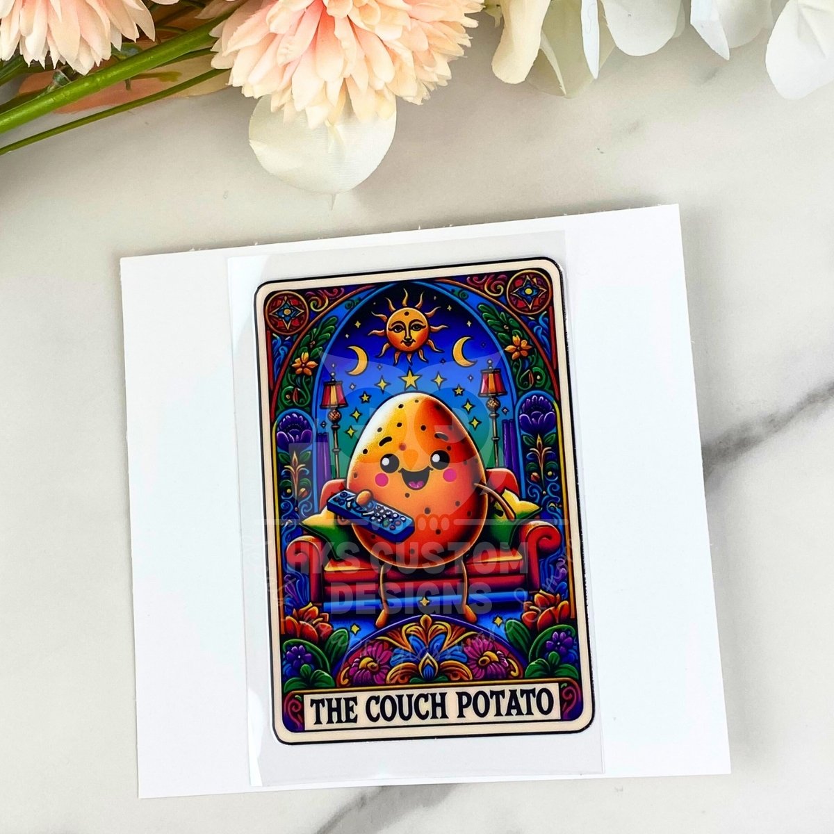 The Couch Potato | 4" Tarot Decals