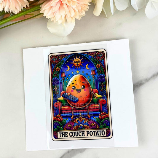 The Couch Potato | 4" Tarot Decals