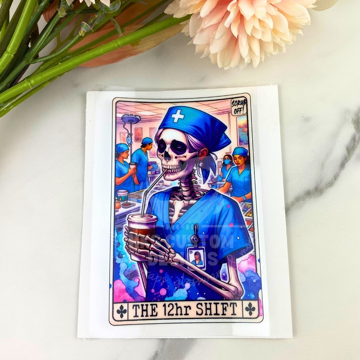 The 12 Hour Shift | 4" Tarot Decals