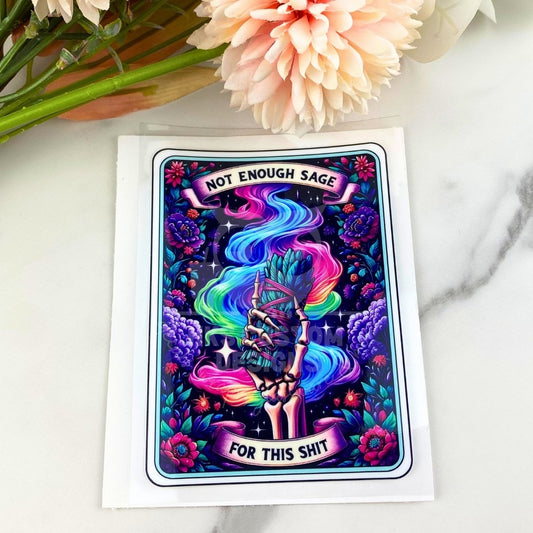 Not Enough Sage | 4" Tarot Decals