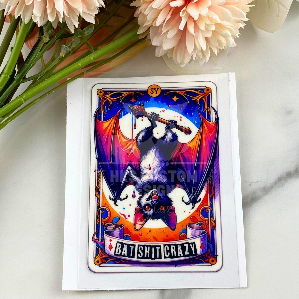 Bat Sh*T Crazy | 4" Tarot Decals