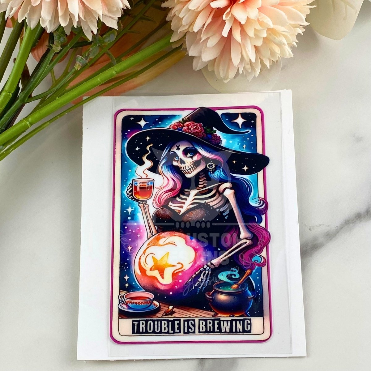 Trouble is Brewing | 4" Tarot Decals