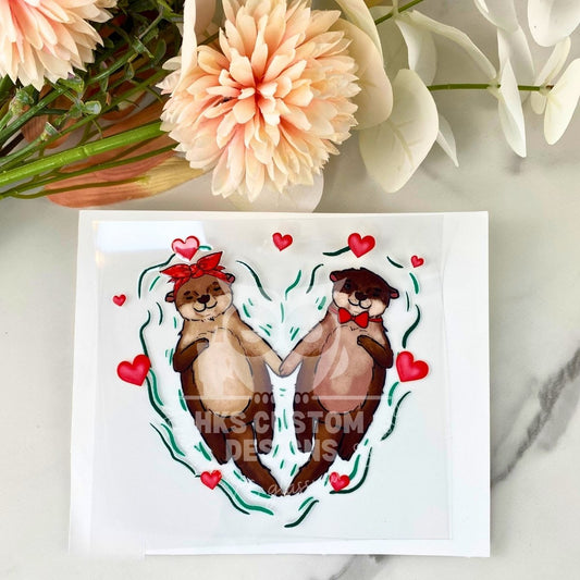 Love Otter | 4" UV DTF Decal