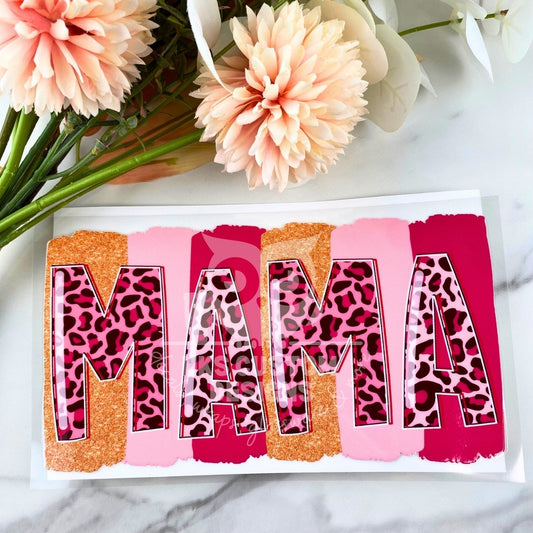 Mama Brush Strokes | 4" UV DTF Decal