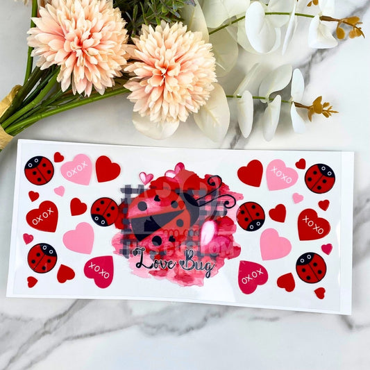 Love Bug | 16 oz UV DTF Wrap
