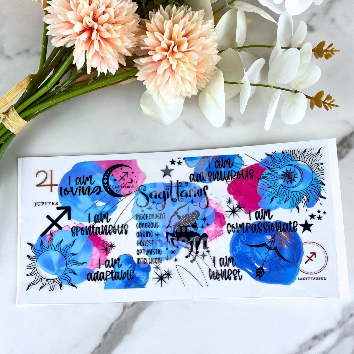 Sagittarius | Zodiac 16 oz UV DTF Wrap