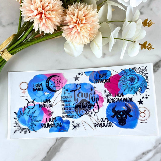 Taurus | Zodiac 16 oz UV DTF Wrap