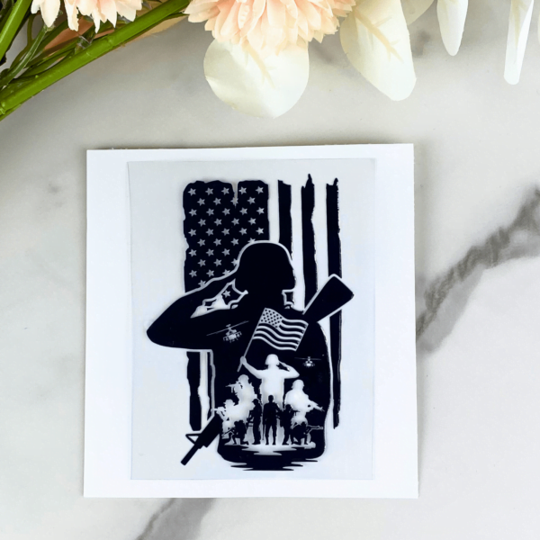 military uv dtf decal