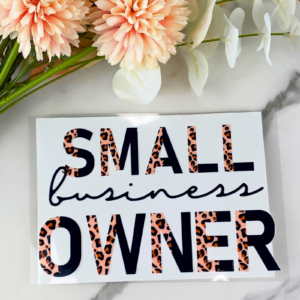 Small Business Owner Decal