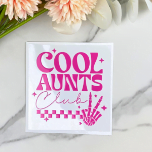 cool aunts club decal