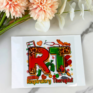 RT - respiratory therapist decal