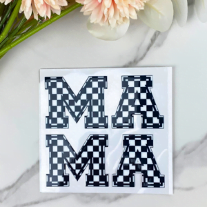 MAMA (checkered) Decal