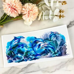 Dolphins | 16 oz UV DTF Wrap