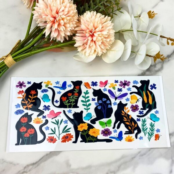 Floral Cats Wrap