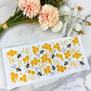 Honey Bee | 16 oz UV DTF Wrap