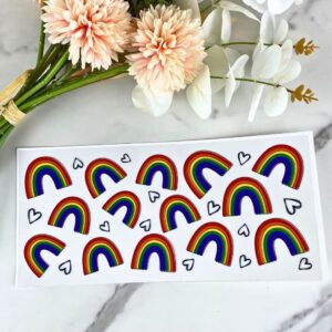 Rainbows | 16 oz UV DTF Wrap