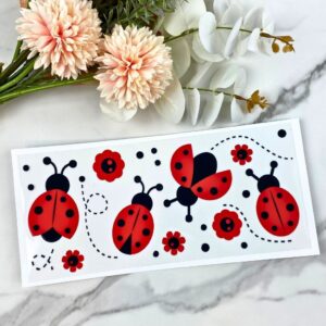 Lady Bug | 16 oz UV DTF Wrap