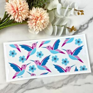 Hummingbird | 16 oz UV DTF Wrap